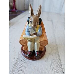 Royal Doulton collector couch DB54 bunnykins bunny 1986‎ figurine statue vintage
